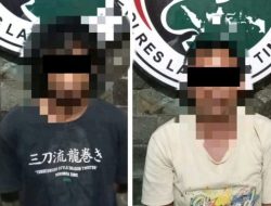 Sat Resnarkoba Polres Lampung Timur Berhasil Bekuk Dua Pelaku